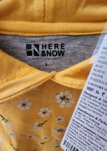 Here &amp; Now Floral Print Hoodie