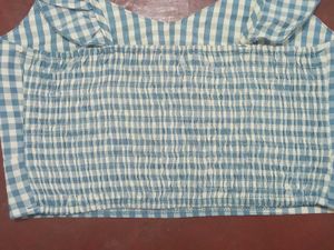 Shein Cut Out Gingham Top