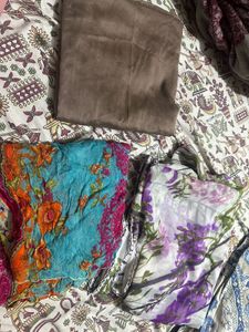 combo Of 6 Beautiful Dupattas(NEW)