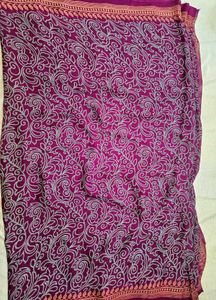 Elegant Purple Saree