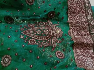 Fully Stitched Saree With Blouse Nd Peticot