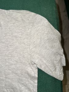 Grey Crop Top