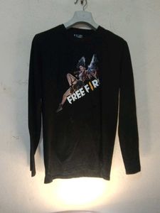 New Mans Free Fier Tshirt Black