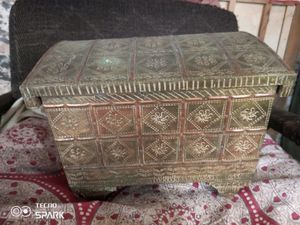 Antique Brass Decorative Box