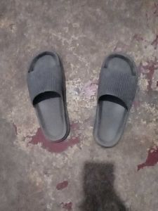 Grey Casual Slides