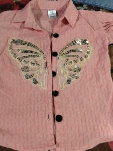 Cute Pink Butterfly Shirt