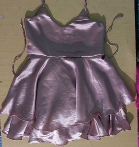 Short Satin Frock