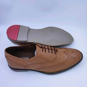 Tan Leather Formal Shoes