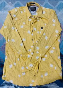 Yellow Printed Shirt