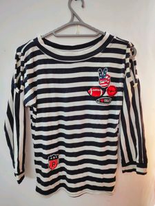 stripped top size S to M