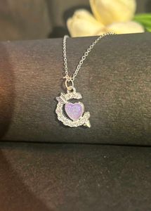 Heart &amp; Arrow Pendant Necklace