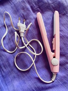 Mini Pink Hair Straightener