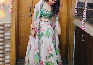 Indo Western Lehenga