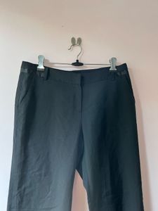 Black Straight Leg Trousers