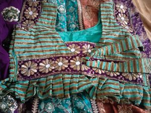 Ghagra With Embroidered Blouse