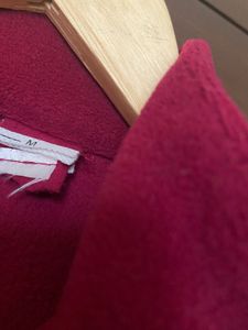 Maroon Fleece Decathlon Jacket (M)