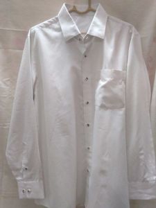 Men's White Long Sleeve Shirt