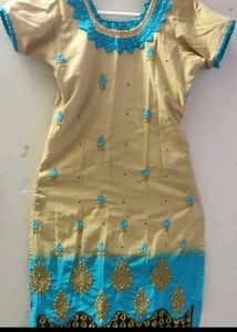 Ethnic Dress &amp; Jewelry Set