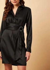 Black Shirt Dress