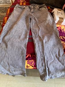 Wide Leg Denim Jeans