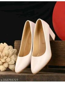 White Colour Heel