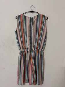 Striped Sleeveless Romper