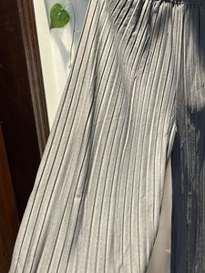 Pleated Wide Leg Loungewear Pants