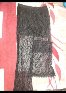 Korean Net Plazo With Attached Shorts Inside