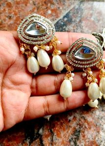 Sameera Double Layer Polki Choker Set