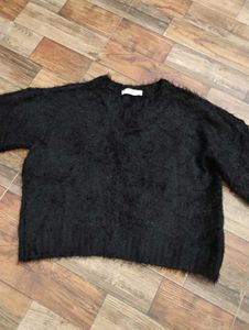 Winter Top Furr Black