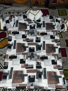 Patterned Casual Shirt