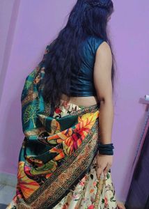 Simple Lehenga Choli For Women With Stitched Blous
