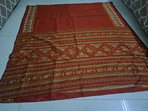 Premium Silk Rust Colour Saree