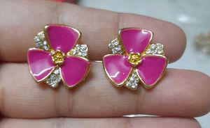 Pink Stone Studs