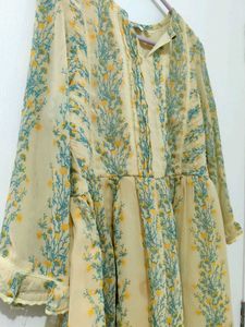 Max Floral Yellow Tunic