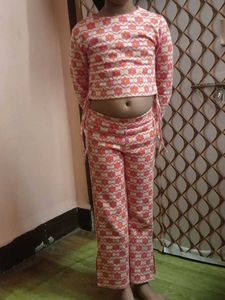 Girls Floral Print Outfit (coord set)