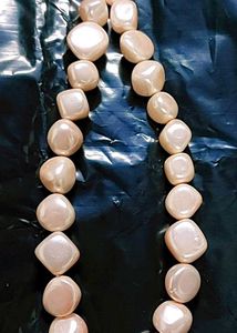 Peach Stone Necklace