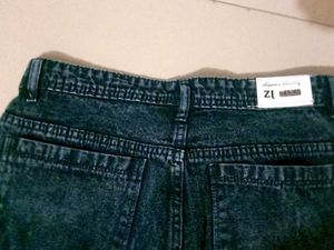 Washed Details Denim Jeans For Women