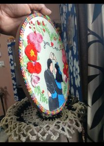 Handmade Embroidered Hoop Art