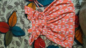 Meew Cat Print Kids frock