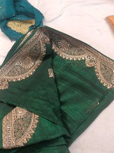 Elegant Green Saree