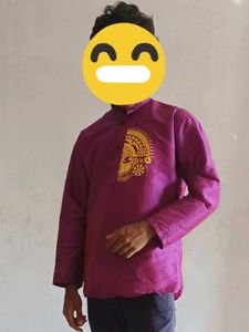 Men&#39;s Purple Kurta