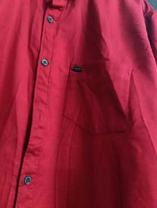 Maroon Casual Shirt