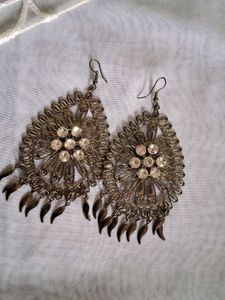 Statement Silver Earrings