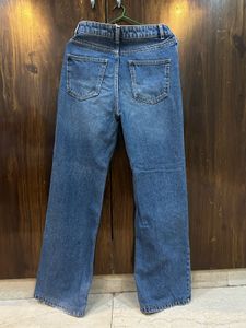 Ripped Wide Leg Jeans