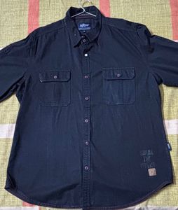Black Long Sleeve Button Down Shirt