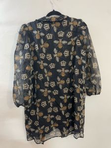 Print Peter Pan Collar Shirt Dress