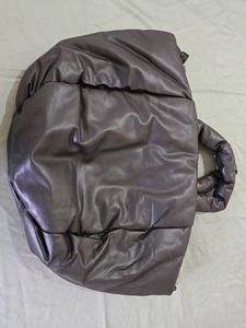 Faux Leather Padded Handbag