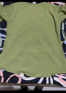 Elegant Olive Green Top