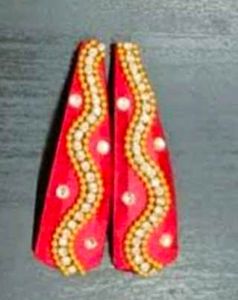 Silk Thread Hand Made Hair Tic Tac Clip